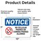 Signmission No Cellular Phones Or Camera Sign With Symbol, 10 in W x Rectangle, Vinyl Decal OS-2PACK-NS-D-710-L-14435 - alternate 3